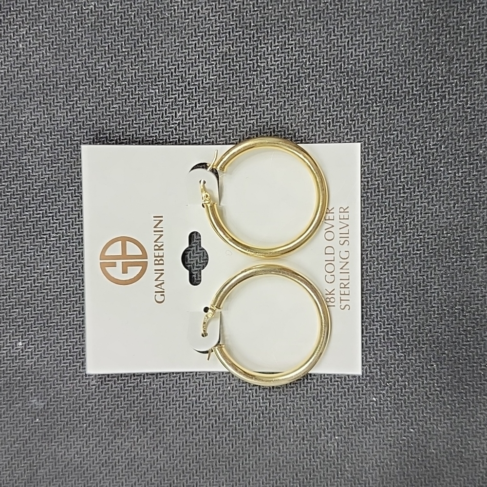 Gold hoop earrings
